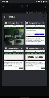 In 2019, it was reported that google chrome was testing the same for the android version. Chrome For Android Getting New Grid Layout And Tab Grouping 9to5google