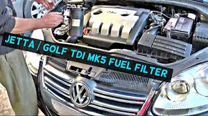 Changing the cabin air filter is literally a snap with our handy replacement guide. Vw Jetta Tdi Mk5 Diesel Fuel Filter Replacement Vw Golf Tdi Youtube