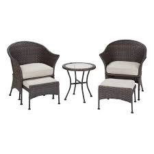 Mainstays Arlington Glen 5 Piece Outdoor Furniture Patio Leisure Set Multiple Colors Walmart Com Outdoor Lounge Furniture Outdoor Furniture Sets Outdoor Furniture
