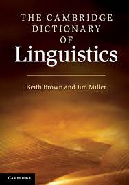 4,824 likes · 6 talking about this. Dictionary The Cambridge Dictionary Of Linguistics