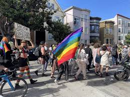 Saturday at Pride: Dyke Marchers asserting reproductive rights, runners,  families and so many unicorns
