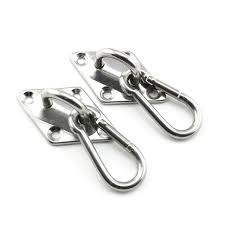 Maybe you would like to learn more about one of these? Heyous 2 Set M5 Suspension Ceiling Wall Mount U Hook Anchor Hanger Stainless Steel Heavy Duty Multi Purpose Hammock Swing Ceiling Hook Rhombic Base Plate With Snap Hook Buy Online In Paraguay