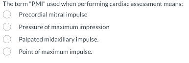 Image result for Point of Maximum Impulse