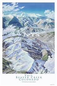 Beaver Creek Trail Map Poster By James Nieheus