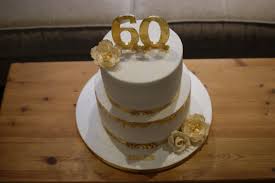 But you should not worry much as we are there to help you out from this situation. Gold Leaf 60th Birthday Cake Bakealous