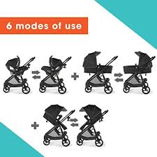 Amazon Com Summer Myria Dlx Modular Travel System With The Affirm 335 Dlx Rear Facing Infant Car Seat Slate Gray Convenient Stroller And Car Seat With Advanced Safety Features Baby