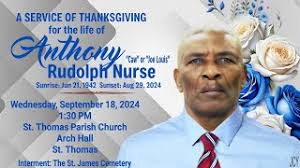 A Service of Celebration for the Life of Anthony Nurse