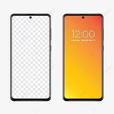 Samsung Galaxy A71 Maket S Pustym Ekranom I Ekranom Oboev Samsung Galaxy Samsung Galaxy