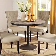 Product description cast away distractions and draw friends and family near with the nook table and chair set. Lexmod Drive 40 Round Wood Top Dining Table In Brown
