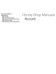 Assortment of honda accord wiring diagram pdf. Honda Accord Repair Manual Pdf Download Manualslib