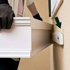 Hanging it on a nail with wire was not an option. How To Install French Cleats To Hang Cabinets And Other Items To Wall Homeentertainmentinstallation Hometheatertips Pencere Onu Saksilari Ahsap Raf Ev Icin