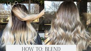 Reverse Balayage How To Convert All Over Blonde To Dimensional Balayage Youtube Reverse Balayage Roots Hair Dark Roots Blonde Hair Balayage