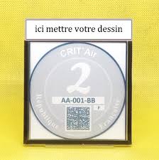Vignette crit'air niveau zéro (verte) : Support Porte Certificat Vignette D Assurance Automobile Site De Sca Auto