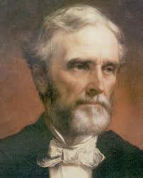 Jefferson Finis Davis, circa 1874, oil painting