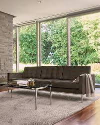 The tabletop is available in glass, solid arabescato or calacatta marble. Furniture By Florence Knoll Knoll