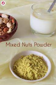 Homemade Mixed Nuts Powder With Walnuts Recipe Mixed Nuts Baby Food Recipes Walnuts
