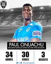 You can get most important stats of paul onuachu , including average player rating, goals, assists aiscore player value for paul onuachu is € 20.0m. Oracle1 The New Yekini Facebook