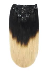 The following images will give you an idea of just how much power we. Full Head Remy Clip In Human Hair Extensions Ombre T1 27 Cliphair Uk