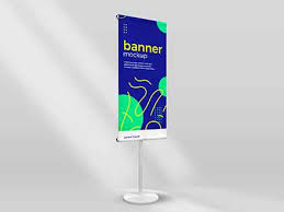 Just add your own custom design inside the smart object and. Free X Stand Banner Mockup Psd