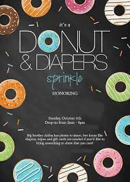 Whether or not you organize an adoption baby shower or take part in one, be interested. Honor Your Favorite Mom With A Diapers And Donuts Baby Shower Sprinkle And Practical Gifts Of Baby Sprinkle Invitations Sprinkle Baby Shower Baby Boy Sprinkle