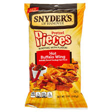 I am not a fan of regular pretzels but these taste very good. Snyder 39 S Hot Buffalo Wing Pretzel Pieces 5ozsnacks Drinks Delivered Fast Online Delivery App