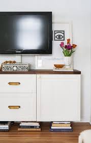 Diy A Built In Floating Media Cabinet For Storing Tv Accessories Kids Toys And Beyond Click For The Floating Media Cabinet Media Cabinet Floating Tv Cabinet