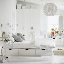 Nordli Estructura De Cama Con Almacenaje Blanco 140x200 Cm Ikea Bed Frame With Storage Ikea Bed Bed Frame