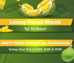 Saat musim durian seperti sekarang, buah ini dijual dengan harga murah. Lelang Durian Murah Di Seasons City Mall Maret 2019 Gotomalls