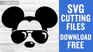 Maybe you would like to learn more about one of these? Mickey Mouse Sunglasses Svg Free Cutting Files For Silhouette Instant Download Youtube