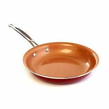 Food burns regularly in the 10 red copper frying pan, even at lower temperatures. Bulbhead Red Copper 12 Inch Fry Pan Ceramic For Sale Online Ebay
