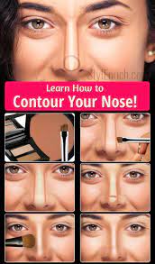 First, apply a base of foundation. Learn How To Contour Your Nose Nose Makeup Makeup Secret Nose Contouring