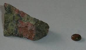 Virginia State Rock Unakite Aka Epidotized Granite Rocks Minerals Virginia Stone