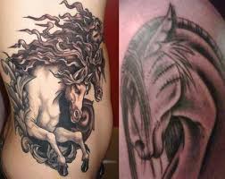 Horses tattoos are famous in native american culture since the 18th century. Dark Horse Tattoos Tattoo Ideas Designs Meaning Tattoo Me Now