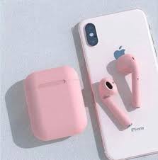 Airpods With Charging Case Pink In 2020 Iphone Wireless Wireless Earbuds Iphone