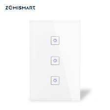 Zigbee Two Gang Wall Light Switch Work With Amazon Alexa Google Home Via Zemismart Hub Smarthings Bridge App Phone Voice Control