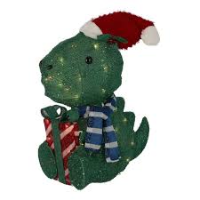 There are literally hundreds of decorations at every store from lights and ornaments. Holiday Time Light Up Outdoor Dinosaur Decoration 22 Walmart Com Walmart Com