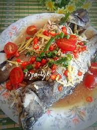 Ikan Kerapu Kukus Stim Mudah Resep Masakan Asia Resep Masakan Sehat Makanan