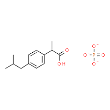 2 4 Isobutylphenyl Propanoic Acid Phosphate C13h18o6p