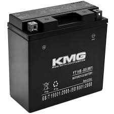 Kmg Yt14b Bs Battery For Yamaha 1100 Xvs1100 V Star All 1999 2010 Sealed Maintenance Free 12v Battery High Performance Smf Oem Replacement