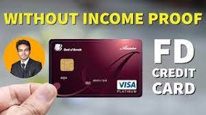 Bank of baroda assure credit card. Bob Assure Credit Card Without Income Proof Against Fd Youtube