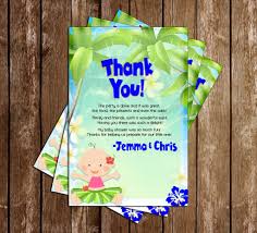 Hawaiian airlines is the largest operator of commercial flights to and from the u.s. Novel Concept Designs Hawaiian Luau Baby Shower Thank You Card