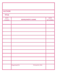 You can get your free library card from any pikes peak library district location and use it to check out items. Library Card Printable Make Your Own Library Book Cards In Six Colors