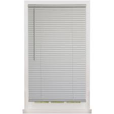 Attach the brackets using a drill, place the head rail. Mainstays Cordless 1 Vinyl Light Filtering Blinds Gray Walmart Com Walmart Com