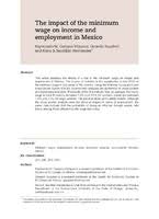 In 2017, the growth rate for median monthly salaries & wages of employees in the urban area increased by 6.6 per cent per annum to rm2,260. The Impact Of The Minimum Wage On Income And Employment In Mexico Digital Repository Economic Commission For Latin America And The Caribbean