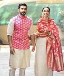 Deepika Padukone And Ranveer Singh At Ranveer S Residence Wedding Dresses Men Indian Groom Dress Men Indian Groom Wear