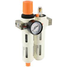 Adjustable water pressure regulator with a gauge: China Festo Type Pneumatic Air Filter Pressure Regulator Hfc 1 2 D Midi Oil Water Separator China Air Preparation Unit Air Treatment Unit
