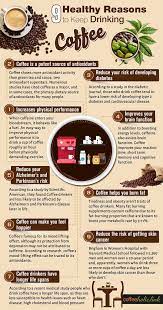 9 Healthy Reasons To Keep Drinking Coffee Coffee Benefits Coffee Health Coffee Infographic
