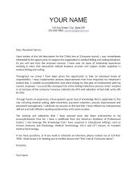 Cover Letter For Medical Billing And Collections Cheapest Writing Services