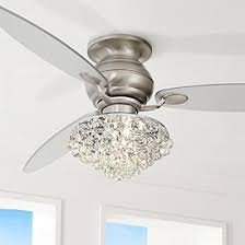 Why should you consider flush mounting? Crystal Hugger Flush Mount Ceiling Fans Lamps Plus
