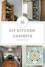 The best part is, you do not need to be a pro to make most of the pantry shelves listed. 16 Diy Kitchen Cabinet Plans Free Blueprints Mymydiy Inspiring Diy Projects